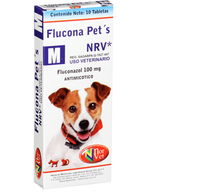 Flucona Pets NRV M 10 Tabletas ( Fluconazol 100 mg)